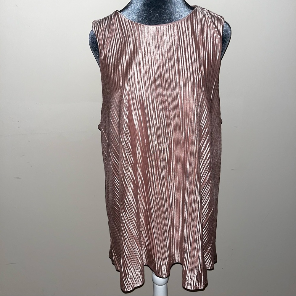 NWT Pink Satin Tunic Top